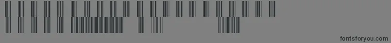 Шрифт Barcod39 – чёрные шрифты на сером фоне
