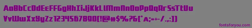 Subadaibold Font – Purple Fonts on Gray Background