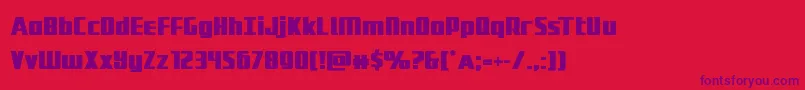 fuente Subadaibold – Fuentes Moradas Sobre Fondo Rojo