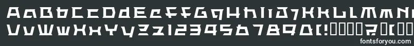 Шрифт LvdcErissq – белые шрифты