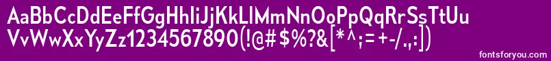 MesmerizeScRg Font – White Fonts on Purple Background