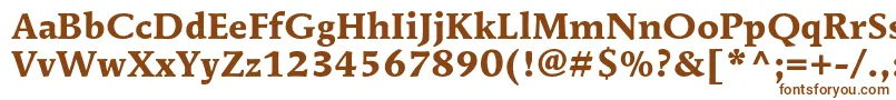 MendozaromanstdBold Font – Brown Fonts