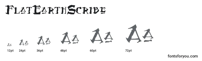 FlatEarthScribe Font Sizes