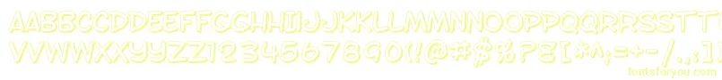 SfToontimeShaded Font – Yellow Fonts