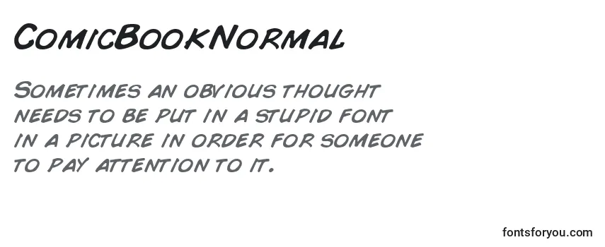 ComicBookNormal-fontti