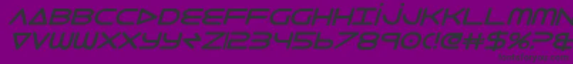 Шрифт 8thelementb2i – чёрные шрифты на фиолетовом фоне