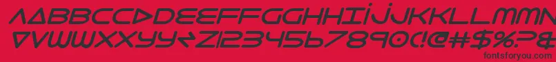 8thelementb2i Font – Black Fonts on Red Background