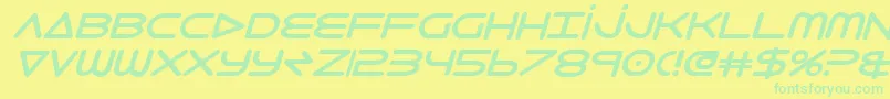 fuente 8thelementb2i – Fuentes Verdes Sobre Fondo Amarillo