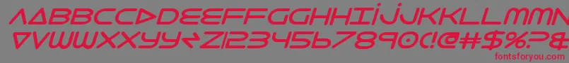 8thelementb2i Font – Red Fonts on Gray Background