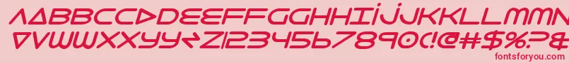 8thelementb2i Font – Red Fonts on Pink Background