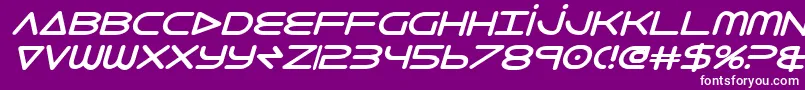 フォント8thelementb2i – 紫の背景に白い文字