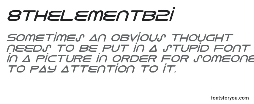 Шрифт 8thelementb2i