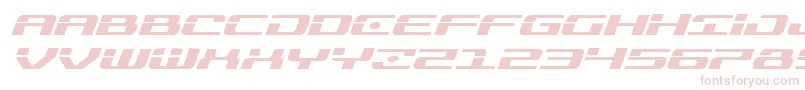 Troopersexpandital Font – Pink Fonts on White Background