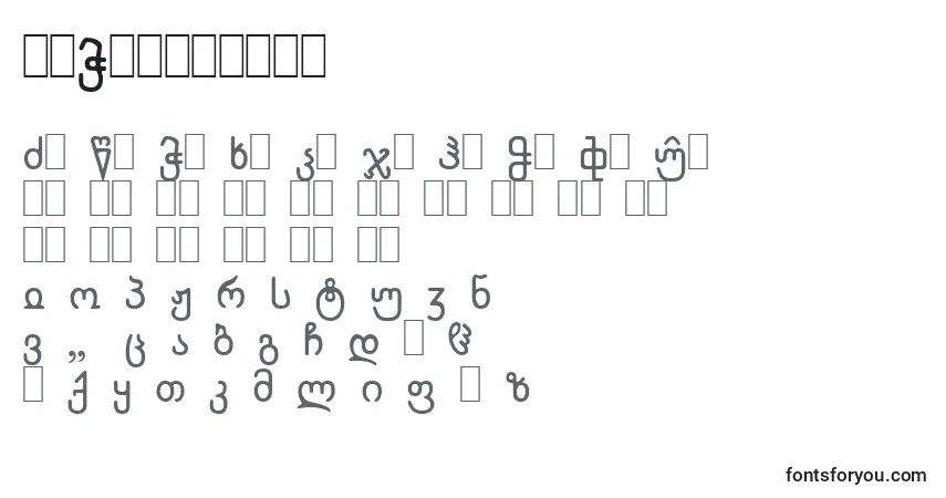 WpCyrillicbフォント–アルファベット、数字、特殊文字