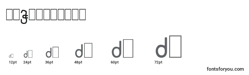 WpCyrillicb Font Sizes