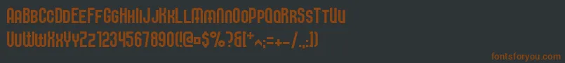 Elbaris Font – Brown Fonts on Black Background