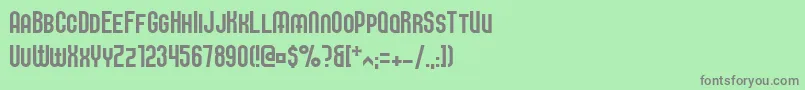 Elbaris Font – Gray Fonts on Green Background
