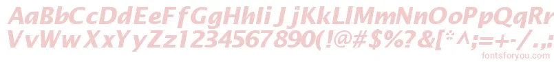 MachadosanssskBoldItalic-Schriftart – Rosa Schriften