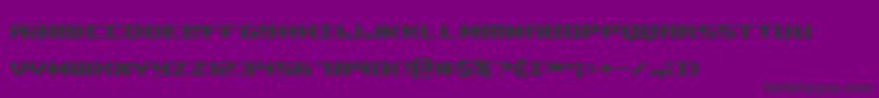 フォントAcknowtt – 紫の背景に黒い文字