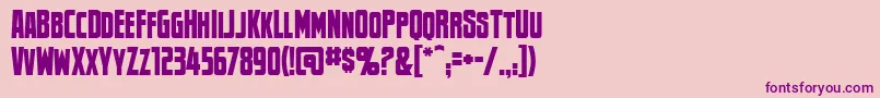 Newsflashbb Font – Purple Fonts on Pink Background