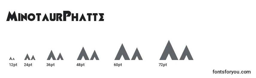 Tailles de police MinotaurPhatte