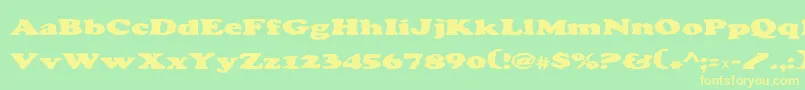 More about Charlemagne Font Charlemagne Font – Yellow Fonts on Green Background