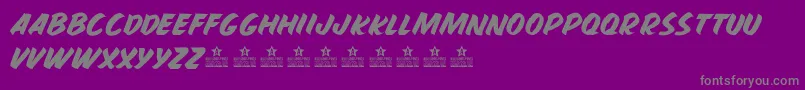 More about PropagandaSightPersonalUse Font PropagandaSightPersonalUse Font – Gray Fonts on Purple Background
