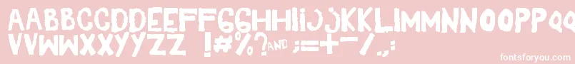 Yesフォントについての詳細 フォントYes – ピンクの背景に白い文字
