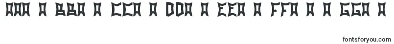 フォントDadapawFriends – ゲール文字
