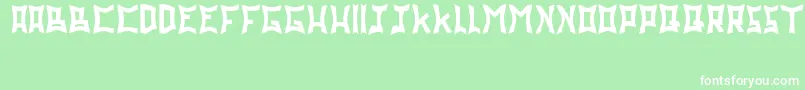 DadapawFriends Font – White Fonts on Green Background