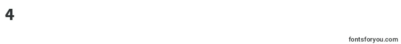 Więcej informacji o czcionce ThemixextraboldPlain Czcionka ThemixextraboldPlain – czcionki cyfry 4