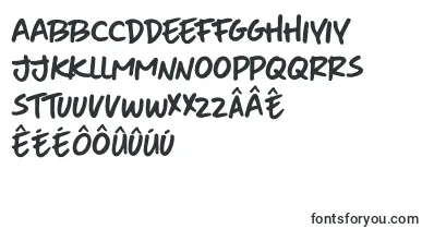 DkMoreOrLess font – frisian Fonts