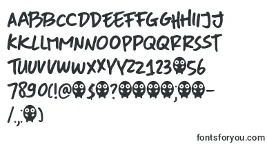 DkMoreOrLess font – wide Fonts