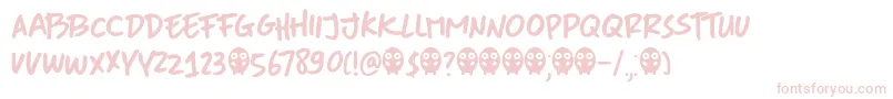 DkMoreOrLess-Schriftart – Rosa Schriften