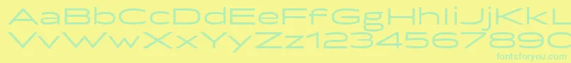 Briller Font – Green Fonts on Yellow Background