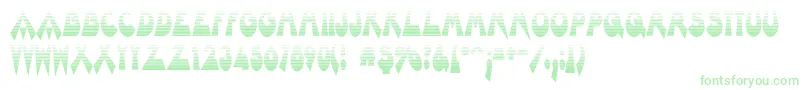 Barnroof Font – Green Fonts on White Background
