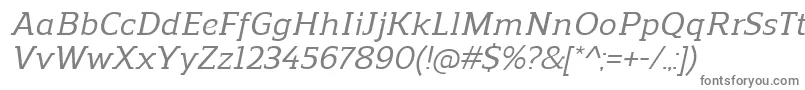 ReganslabMediumitalic Font – Gray Fonts