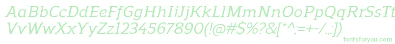 ReganslabMediumitalic Font – Green Fonts