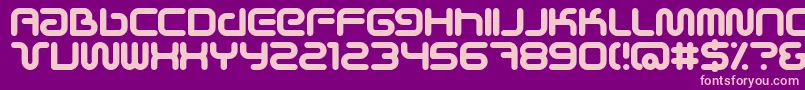 Scifieb Font – Pink Fonts on Purple Background