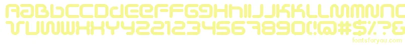 Scifieb Font – Yellow Fonts on White Background