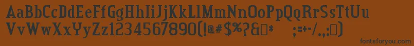 Creditvalley ffy Font – Black Fonts on Brown Background