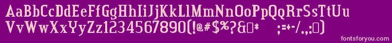 Creditvalley ffy Font – Pink Fonts on Purple Background