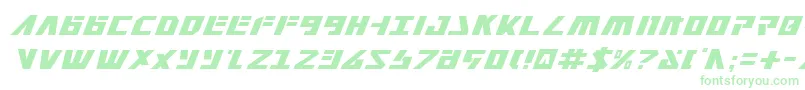 fuente FalconheadItalic – Fuentes Verdes Sobre Fondo Blanco