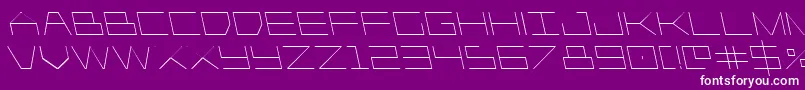 Player1upleft Font – White Fonts on Purple Background