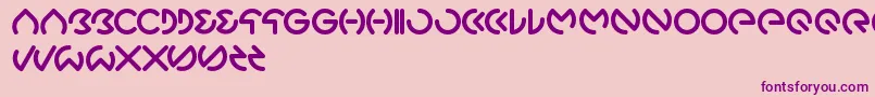 Gabrielle Font – Purple Fonts on Pink Background
