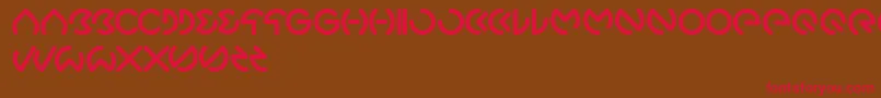 Gabrielle Font – Red Fonts on Brown Background