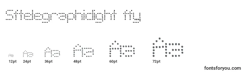 Sftelegraphiclight ffy Font Sizes