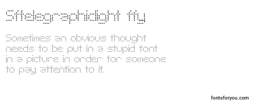 フォントSftelegraphiclight ffy