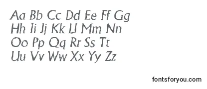 AdelonrandomItalic Font