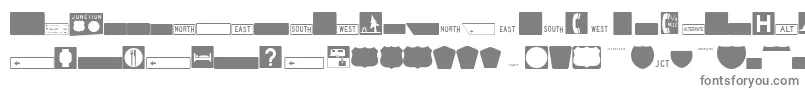 Fonte EsriUsMutcd3 – fontes cinzentas